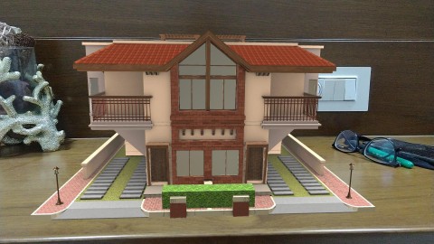 Duplex House 3D View