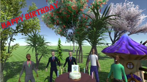 A birthday party in the wilderness