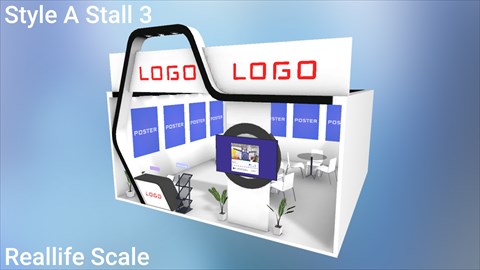 Stall A Style 3 Real Life Scale