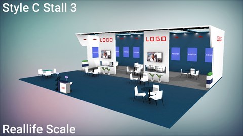 Stall C Style 3 Real Life Scale