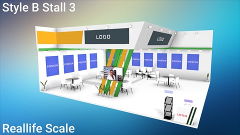 Stall B Style 3 Real Life Scale