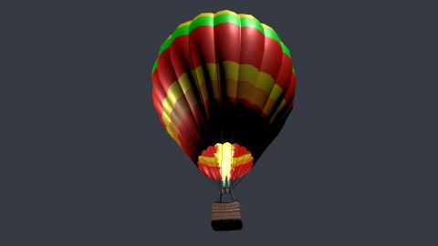 Hot Air balloon Takeoff