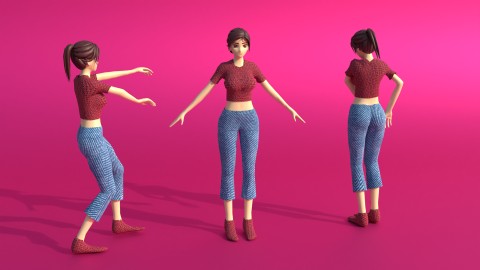 Dancing Anime Girl