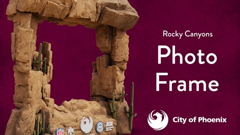 Arizona desert AR Photo frame