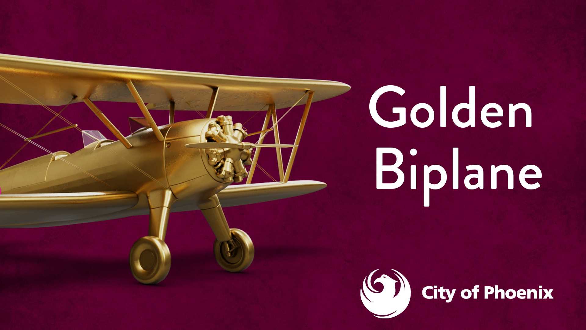 Thunderbird and City of Phoenix Golden Biplane in AR - VueXR