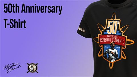 Roberto Clemente 50th Anniversary Commemorative Tee