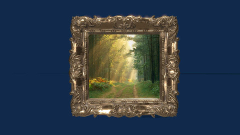 Vintage Gold Frame