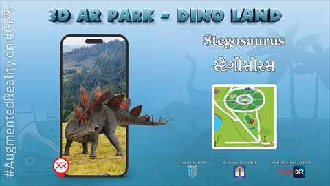 Stegosaurus || 3D AR Park || Dino Land