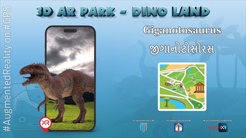 Giganotosaurus || 3D AR Park || Dino Land