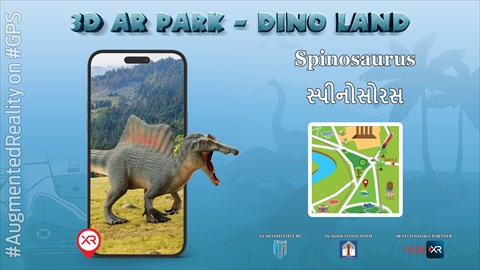 Spinosaurus || 3D AR Park || Dino Land