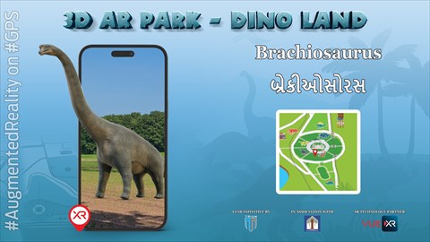 Brachiosaurus || 3D AR Park || Dino Land
