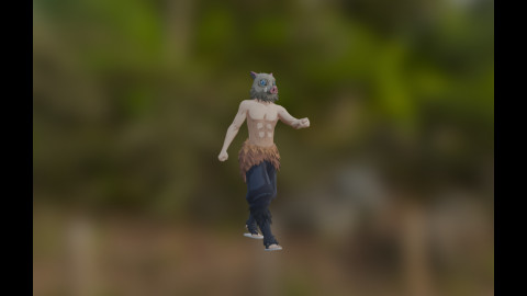 Inosuke Walk animation