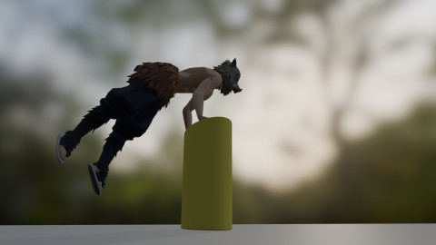 Inosuke Jump Animation