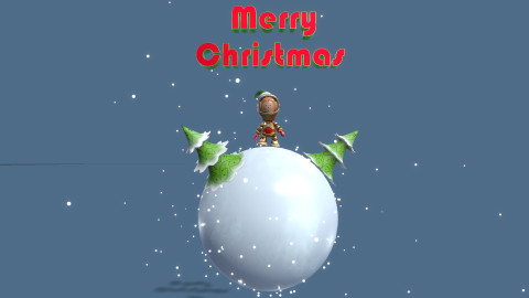 Christmas AR Card: Santa’s Snowy Walk